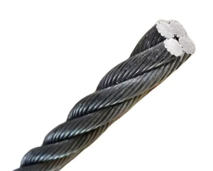 Chất lượng cao 6x24 + 7fc thủy sản bundling kéo dây thép mạ kẽm dây cáp - Product Image 4