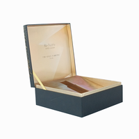 Boîte d'emballage cosmétique de luxe STPP en carton rigide pour flacon de lotion, avec insert en papier doré, coffret cadeau pour flacon cosmétique