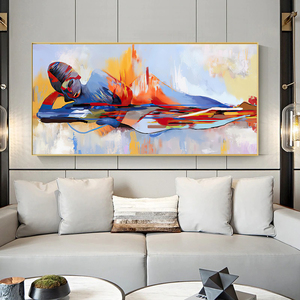 Pósteres Religiosos, Pintura Abstracta del Señor Budha sobre Lienzo, Cuadros de Arte de Pared Escandinavo para Decoración del Hogar y la Sala de Estar - Product Image 3