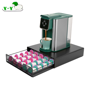 45 Vỏ Kim Loại Nespresso Vertuo Viên Nang <span class=keywords><strong>K</strong></span> Cốc Cà Phê Viên Nang Chủ Ngăn <span class=keywords><strong>K</strong></span>éo Giá Hiển Thị Đứng - Product Image 1
