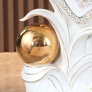 Artisanat céramique du zodiaque « Succès et Fortune » pour mobilier de bureau, décoration intérieure, cérémonie d'inauguration, meuble bar, articles de décoration - Product Image 3