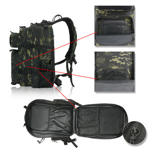 Тактический рюкзак для тренажерного зала, 3P, 25 л/35 л/45 л, водонепроницаемый нейлоновый рюкзак для походов, рюкзак для ноутбука с держателем для бутылок - Product Image 5