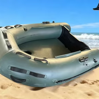 Bateau gonflable pour 1 personne, bateau de pêcheur, bateau de pêche au leurre