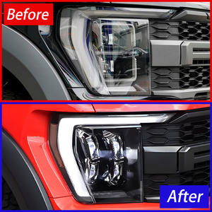 Phare LED AURON DRL pour Ford Raptor F150 2021-2022, accessoires automobiles, 36W 6000K, ajustement universel, homologué DOT, vente en gros - Product Image 3