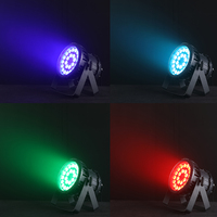 Haute puissance étanche 24x10w RGBWAUV par peut mettre en scène la lumière IP65 LED wall washer wash 6pcs lumières flight case pour la fête de mariage