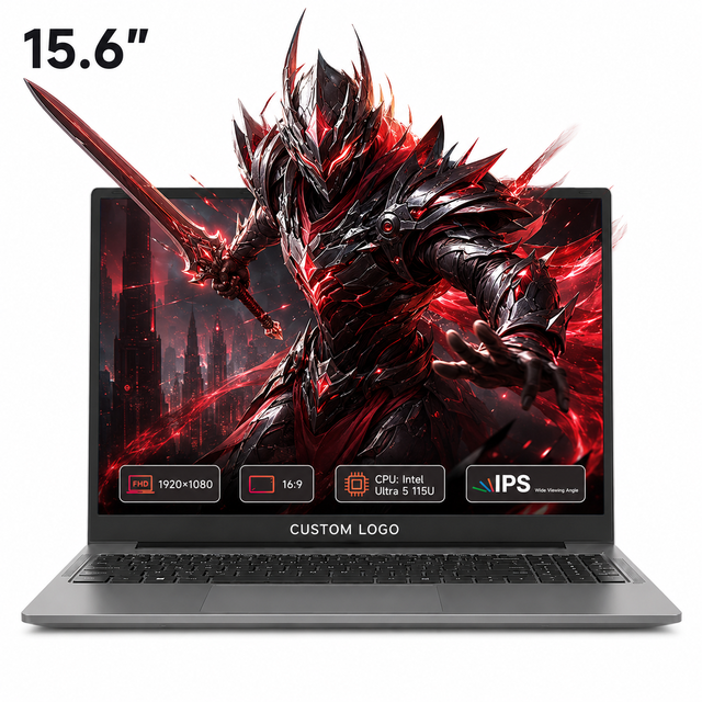 OEM Custom Intel Ultra 5 115U Laptop 15.6 Inch Win11 Pro Backlit Keyboard Fingerprint Unlock Laptops Ordinateur Portable