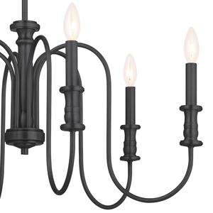 6 Lumière 29 ''Moderne De Luxe En Laiton Bougie Lustre OEM Grand Large Contemporain Art Déco Salon Salle À Manger Ambiemt Suspension - Product Image 6