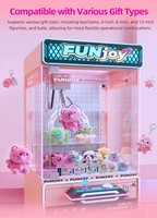 Machine à griffes d'arcade à monnayeur grande capacité pour la distribution de peluches et de figurines à attraper, pour salles de jeux