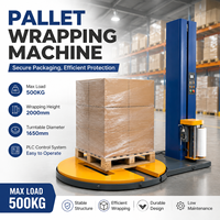 Machine d'emballage de palettes de type M à commande PLC, système d'emballage industriel pour charges lourdes, pour entrepôt et usine