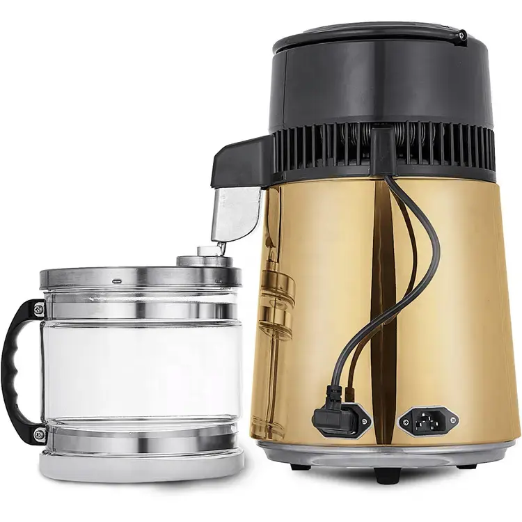 Nouveau Design 750W Premium purificateur d'eau de comptoir 1 L/H 4L distillateur d'eau