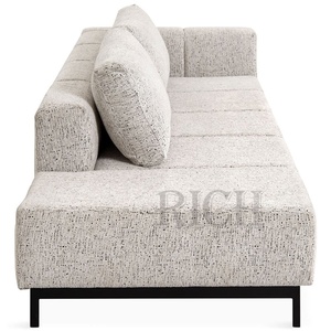 Sofá para Sala de Estar, Muebles Modernos para Sala de Estar, Sofá <span class=keywords><strong>Chaise</strong></span> <span class=keywords><strong>Longue</strong></span> Largo, Sofá <span class=keywords><strong>Chaise</strong></span> <span class=keywords><strong>Longue</strong></span> Italiano de Tela para Interiores - Product Image 6