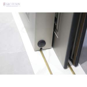 דלת מסך חרק אלומיניום דלת הזזה למרפסת דלתות הזזה חלונות אטומים לרעש הזזה - Product Image 5