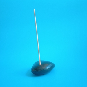 2020 nouveau tumble forme pavé noir support de brûleur d'encens pour la maison créatifs brûleur pierres précieuses décorations - Product Image 4