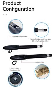 Ouvre-porte automatique à <span class=keywords><strong>battant</strong></span> de niveau industriel, design élégant, <span class=keywords><strong>moteur</strong></span> 300 kg/volet, adapté aux portails de cour de villa de taille moyenne - Product Image 4