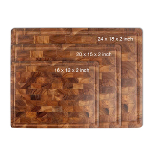 Bán Buôn Gỗ Thớt Hội Đồng Quản Trị Hình Chữ Nhật Tự Nhiên Gỗ Tếch <span class=keywords><strong>Butcher</strong></span> Khối <span class=keywords><strong>2</strong></span> <span class=keywords><strong>Inch</strong></span> Dày Cắt Hội Đồng Quản Trị - Product Image 4