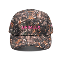 Casquette de running et de loisirs en nylon, personnalisée, imperméable, 57 cm, profil bas, brodée, motif camouflage Real Tree, 5 panneaux, style Dad Hat et Trucker, pour l'extérieur