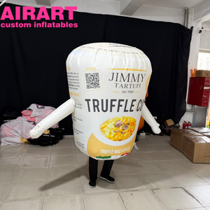 ชุดแต่งกายขวดอาหารเป่าลมสำหรับตกแต่งแคมเปญโฆษณา กิจกรรมการตลาดขวดโฆษณาเป่าลมสำหรับผู้ใหญ่ - Product Image 3