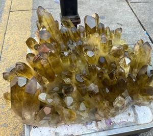 Cluster di Cristallo di <span class=keywords><strong>Quarzo</strong></span> Fumé Naturale di Alta Qualità, Pietra Grezza per Decorazione Casa - Product Image 3