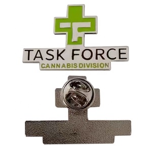 Nhà Máy Trung Quốc Biểu Tượng Tùy Chỉnh Thiết Kế Kim Loại Mềm Men Chữ Ve Áo Pins Lực Lượng Nhiệm Vụ Đồng Phục Ngực Trâm Tên Phù Hiệu Biểu Tượng - Product Image 2