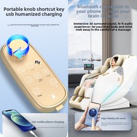 Fauteuil de massage en pierre de jade, airbags complets pour le corps, boules rotatives fixes, oreiller en forme de U, rouleau pour les cuisses, les jambes et les pieds, chauffage, Bluetooth, commande vocale IA