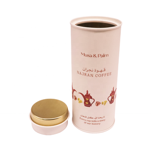Tarro de hojalata redondo de fabricante, lata de grano de café saudí de grado alimenticio, bote de té <span class=keywords><strong>General</strong></span>, cubierta hermética, latas de Metal selladas - Product Image 2