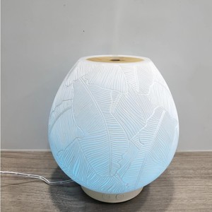 Difusor de Aroma de Resina Blanca de 200 ml, Humidificador Ultrasónico USB con Temporizador para Uso Doméstico y Comercial - Product Image 1