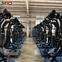 Machine à Pec Fly Haut de Gamme, Appareil de Musculation Thoracique à Poids pour Entraînement de Force du Haut du Corps, Équipement de Gymnastique et Fitness