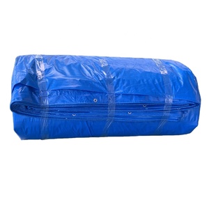 <span class=keywords><strong>Bâche</strong></span> PE industrielle d'extérieur anti-UV bleue/orange, haute durabilité, <span class=keywords><strong>grande</strong></span> capacité, options de couleurs et de tailles - Product Image 1