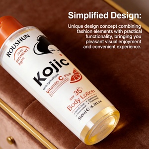 <span class=keywords><strong>Lait</strong></span> corporel à l'acide kojique et à la vitamine C SPF 35 500ml, éclaircissant, anti-taches, parfum frais pour femmes - Product Image 6