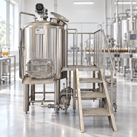 Équipement de brassage de kombucha 0-80 kW, cuve de fermentation en acier inoxydable 500L 600L 800L 1000L pour thé et sachets de thé, faible niveau sonore