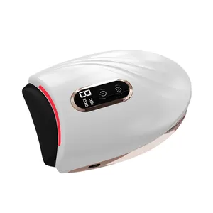 Elétrica Red Led Luz Terapia De Calor Ferramenta Gua Sha Raspagem Massageador Facial Clareamento Dispositivo Rosto Sculpting Ferramenta Beleza Equipamentos