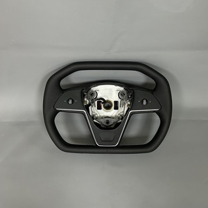 พวงมาลัย Cybertruck Yoke Volant สำหรับรถยนต์ <span class=keywords><strong>Tesla</strong></span> <span class=keywords><strong>Model</strong></span> <span class=keywords><strong>3</strong></span> และ <span class=keywords><strong>Model</strong></span> Y ปี 2019 2020 <span class=keywords><strong>2021</strong></span> <span class=keywords><strong>2022</strong></span> 2023 2024 - Product Image 3