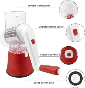 2025 Upgrade 3 in 1 14-Piece Multifunctional <b>Vegetable</b> Salad Chopper Stainless Steel Blades Sustainable Kitchen <b>Tool</b> - Product Image 4