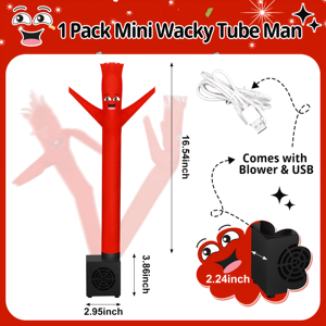 Mini Air Dancer Sky Wavy Man gonflable, cadeau promotionnel, en stock, vente en gros - Product Image 3