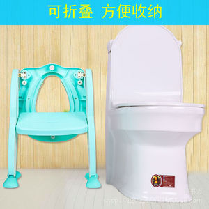 Childrens Toilet Ladder Step <b>Stool</b> With Potty Seat For Baby Training <b>Plastic</b> Mixed Colors - Product Image 2