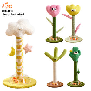 Tiragraffi di Lusso a Forma di Cactus in Sisal, Struttura per Affilare le Unghie, Arredo Gioco per Gatti e Gattini - Product Image 1