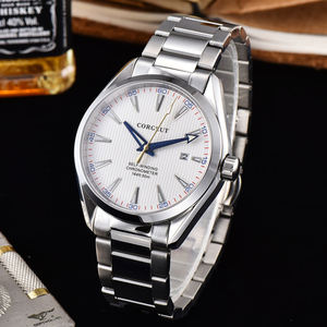 Montre mécanique automatique 41 mm en acier inoxydable avec cadran en cristal saphir, fonction plongée, mouvement Miyota, étanche 50 bars - Product Image 5