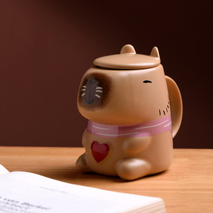 แก้วกาแฟเซรามิคสุดสร้างสรรค์แก้วมักลายการ์ตูนทำด้วยมืองานตามสั่งแก้วของขวัญลายพอร์ซเลนนมแก้ว3D ใหม่ - Product Image 4