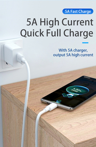 Venta al por mayor <span class=keywords><strong>USB</strong></span> Tipo C Cable 5A Carga Rápida 3,0 Cable de Datos para <span class=keywords><strong>Huawei</strong></span> Samsung Note 9 <span class=keywords><strong>Micro</strong></span> <span class=keywords><strong>Usb</strong></span> Cable de Carga Rápida - Product Image 6