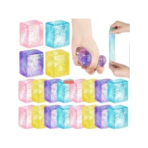 Jouet de décompression populaire en tofu et maltose à presser pour soulager le stress et décompresser, modèle Aurora Ice Cube - Product Image 2