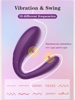 Fabrikneuer Vibrator für Frauen: Kabelloser, tragbarer Slip-Vibrator mit Fernbedienung zur Stimulation von Klitoris und G-Punkt – Neuheit für Erwachsene