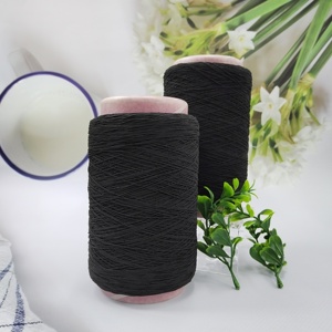 <b>Rubber</b> Nylon Thread Covered Colorful Elastic Wrapping Yarn for Knitting Socks Garment Covering Yarn Nylon Dyed <b>Ring</b> High Elastic - Product Image 4