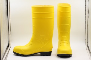 รองเท้าบูต Pvc สำหรับทั้งผู้หญิงและผู้ชาย,รองเท้าบูทยาง PVC สำหรับใส่ลุยฝนรองเท้ายางกันน้ำสำหรับงานกลางแจ้ง - Product Image 5