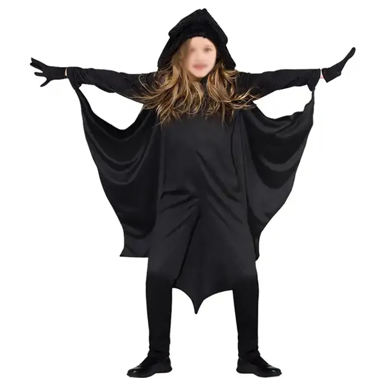 Mädchen Fledermaus Cosplay Tanz Party Kostüme Kinder Black Bat Filz Halloween Kostüme