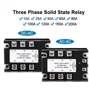 Relais de démarrage triphasé 3-32VDC vers 24-480V, SSR 40A-120A 150A 200A, régulateur de tension 480V, relais à semi-conducteurs DC vers AC - Product Image 2