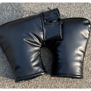 Protectores de Manos para Motocicleta de 3 Capas, Relleno de Algodón y Seda Térmica, Forro Interior de Felpa Suave al Tacto, Impermeables, para Invierno - Product Image 2