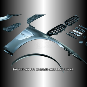 Kit carrozzeria parafanghi in ferro di alta qualità per <span class=keywords><strong>BMW</strong></span> serie 3 <span class=keywords><strong>F30</strong></span> <span class=keywords><strong>paraurti</strong></span> anteriore e minigonne laterali - Product Image 4