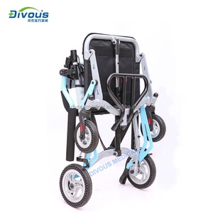 Traveling Elderly Walker Portable Lightweight Folding Manual Wheelchair for the Disabled Take on Airplane - Product Image 6