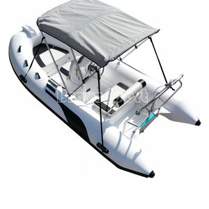 Bateaux à rames ouvertes CE 13 pieds Rib390 Orca Hypalon/PVC en fibre <span class=keywords><strong>de</strong></span> verre, bateaux <span class=keywords><strong>de</strong></span> <span class=keywords><strong>sauvetage</strong></span> gonflables avec auvent Bimini - Product Image 6