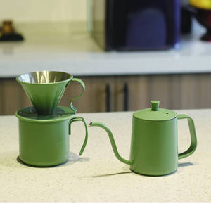 Juego de Cafetera de Acero Inoxidable para Verter, Juego de Cafetera para Preparar Café a Mano - Product Image 6